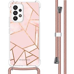 imoshion Design Hülle mit Band für das Samsung Galaxy A53 - Pink Graphic