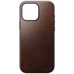 Nomad Modern Horween Leather Case für das iPhone 16 Pro Max - Rustic Brown