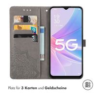 imoshion Mandala Klapphülle für das Oppo A58 (4G) - Grau