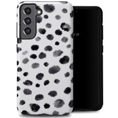 Selencia Vivid Tough Back Cover für das Samsung Galaxy S21 FE - Trendy Leopard