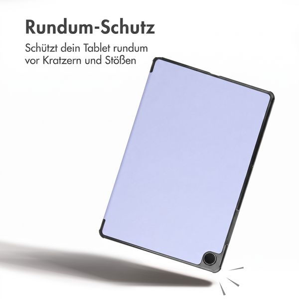 imoshion Trifold Klapphülle Samsung Galaxy Tab A9 Plus - Lila