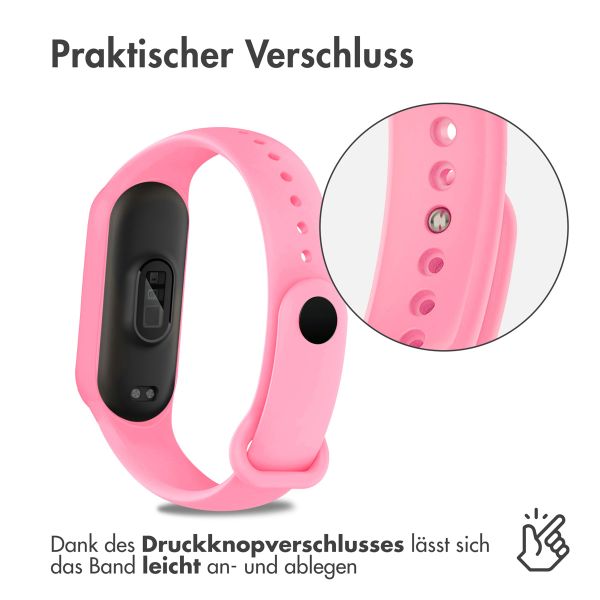 imoshion Silikonarmband für das Xiaomi Mi Band 5 / 6 - Rosa