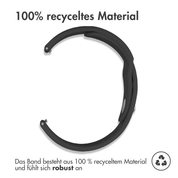imoshion Silikon Sportarmband -   Universelle 18 mm Anschluss - Schwarz