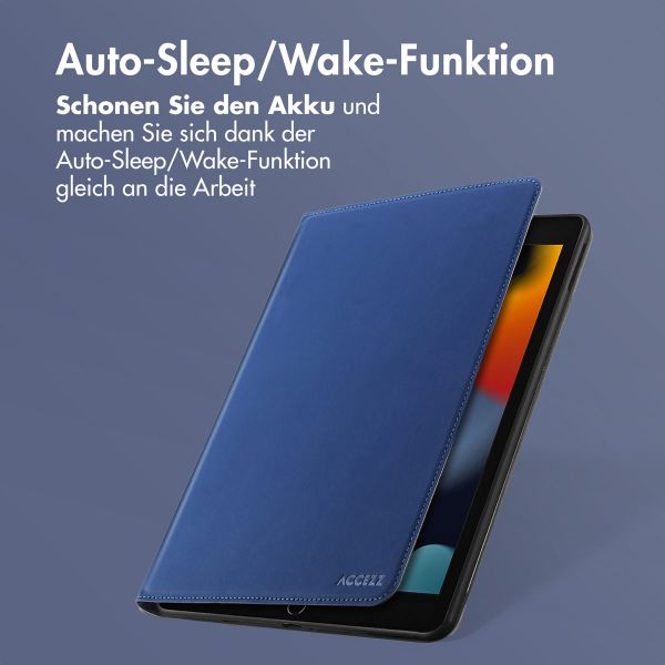 Accezz Classic Klapphülle Apple iPad 6 (2018) 9.7 Zoll / iPad 5 (2017) 9.7 Zoll / Air 2 (2014)/Air 1 (2013) - Dunkelblau