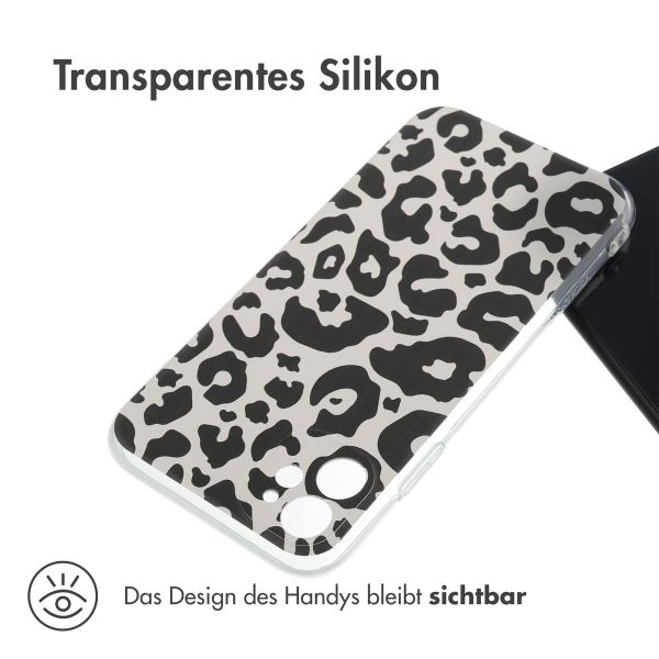imoshion Design Hülle Apple iPhone 11 - Leopard Transparent