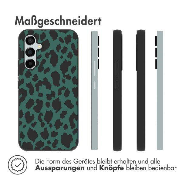 imoshion Design Hülle für das Samsung Galaxy A54 (5G) - Leopard - Grün / Schwarz