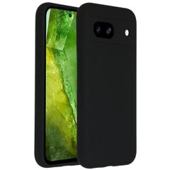 Accezz Liquid Silikoncase für das Google Pixel 8a - Schwarz