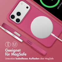 imoshion Color Backcover mit abnehmbarem Handykette und MagSafe Apple iPhone 17 Pro Max - Raspberry