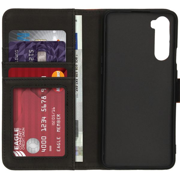 imoshion Luxuriöse Klapphülle OnePlus Nord - Schwarz