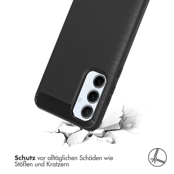 imoshion Brushed Back Cover für das Samsung Galaxy A55 - Schwarz