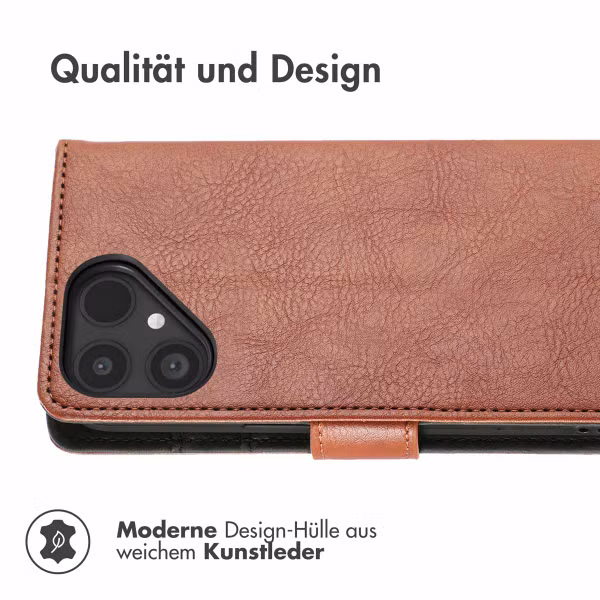 imoshion Luxuriöse Klapphülle Fairphone 6 - Braun