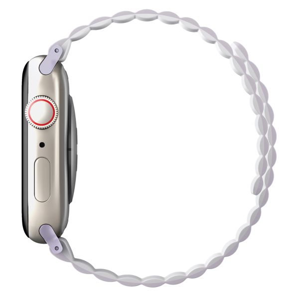 Uniq Revix doppelseitiges Armband für das  Apple Watch Series 1 t/m 11 / SE / Ultra (44/45/46/49 mm) - Lilac / White