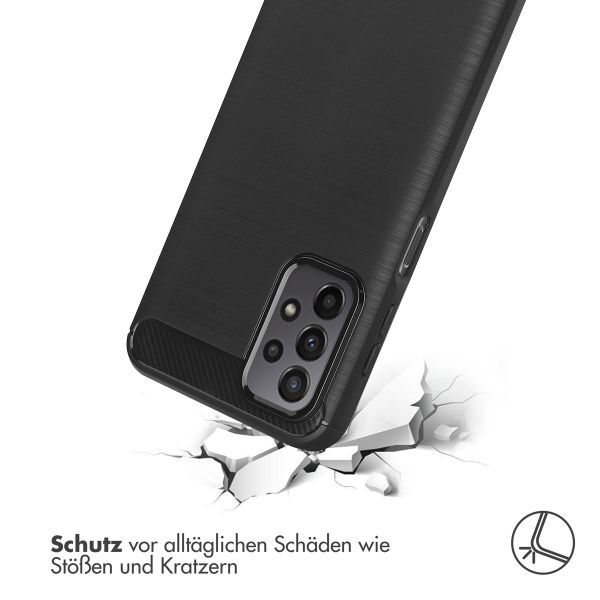 imoshion Brushed Back Cover Samsung Galaxy A23 (5G) - Schwarz