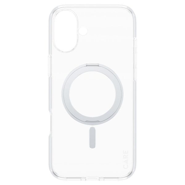 CARE by PanzerGlass Kickstand Case MagSafe für das iPhone 16 Plus - Silber