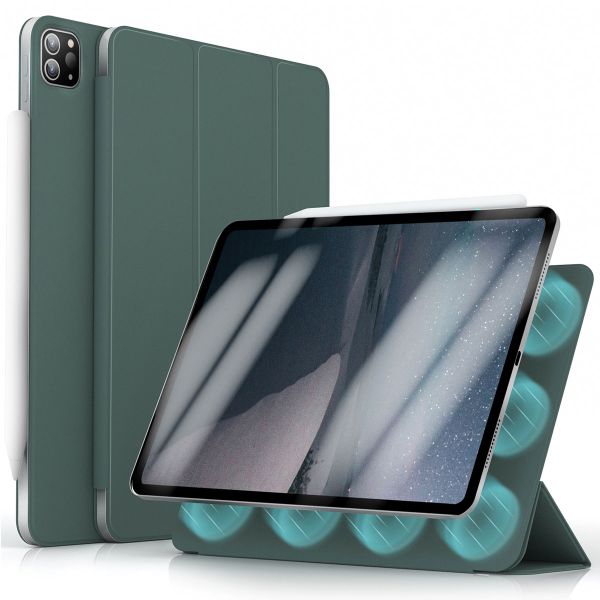 imoshion Magnetic Klapphülle für das iPad Pro 13 (2024) M4 - Dunkelgrün