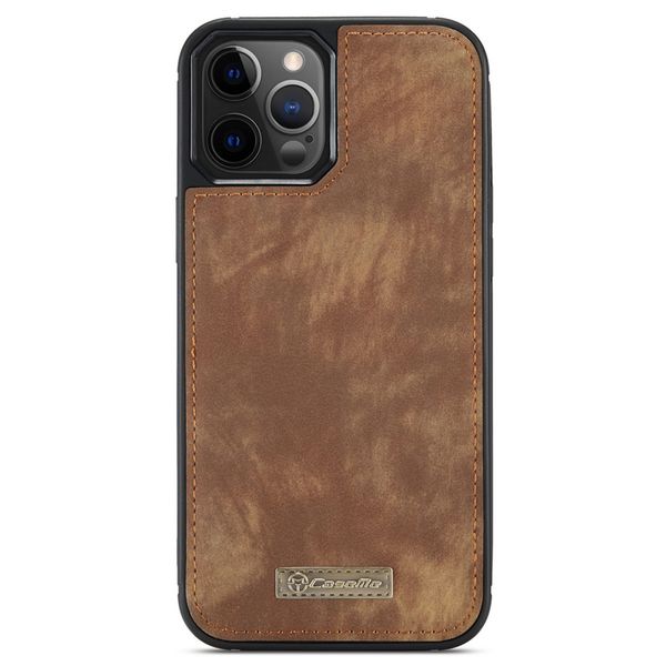 CaseMe Luxuriöse 2-in-1-Portemonnaie-Klapphülle Leder iPhone 12 Pro Max