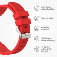 imoshion Flexibles Silikonarmband - Universeller 22-mm-Anschluss - Rot