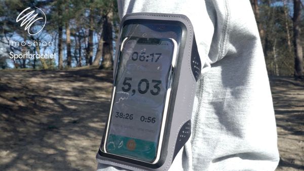 imoshion Premium Fit Handyhalterung Joggen - Größe L - Lila