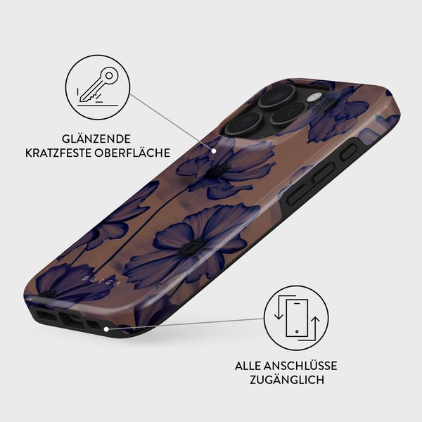 Burga Tough Back Cover für das Apple iPhone 16 Pro - Velvet Night