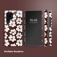 Selencia Vivid Back Cover Samsung Galaxy S25 Ultra - Choco Flower Pop