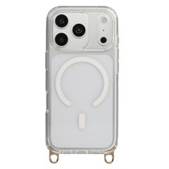 Selencia Rivièra MagSafe Backcover mit abnehmbarem Haken Apple iPhone 18 Pro Max / 17 Pro Max - Transparent