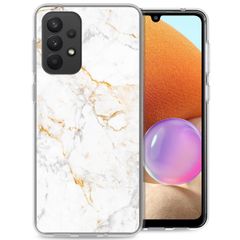 imoshion Design Hülle für das Samsung Galaxy A33 - White Marble