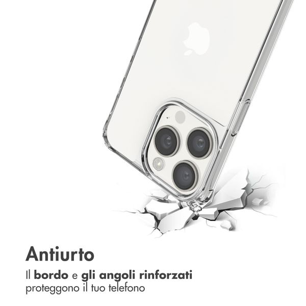 imoshion Back Cover mit Band + Armband Apple iPhone 15 Pro Max - Perlenherzen
