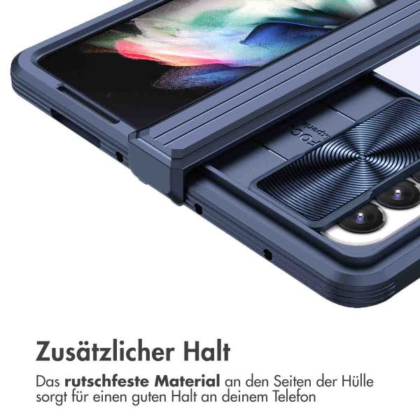 imoshion Back Cover mit Kameraschieber Samsung Galaxy Z Fold 4 - Dunkelblau