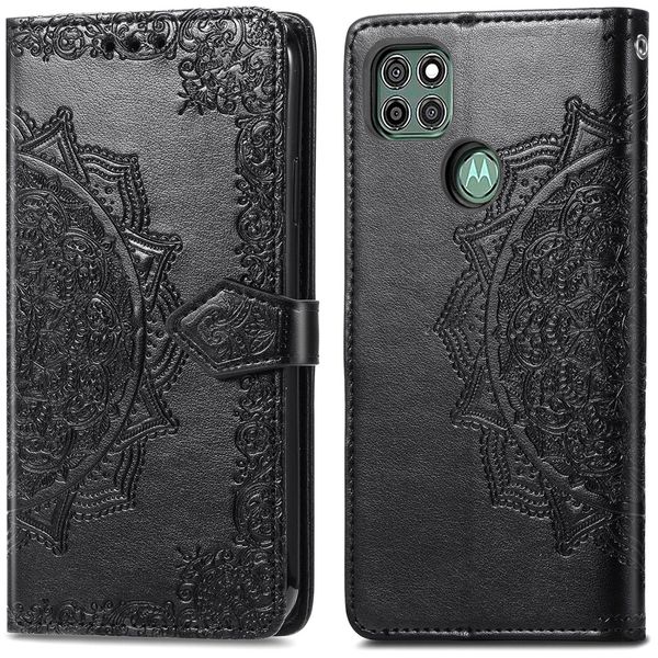 imoshion Mandala Klapphülle Motorola Moto G9 Power - Schwarz