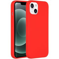 Accezz Liquid Silikoncase iPhone 13 Mini - Rot