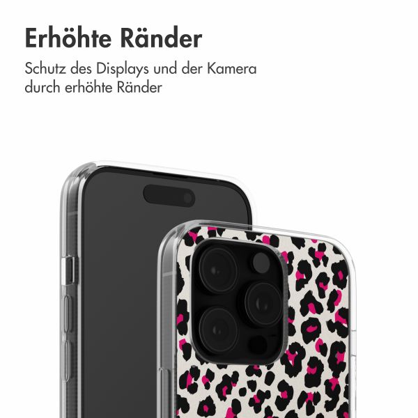 imoshion Design Hülle iPhone 16 Pro - Leopard Pink