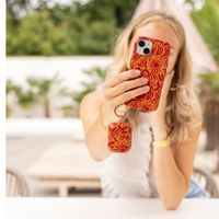 Selencia Vivid Rückabdeckung mit MagSafe Apple iPhone 14 - Tropical Vibes Apricot