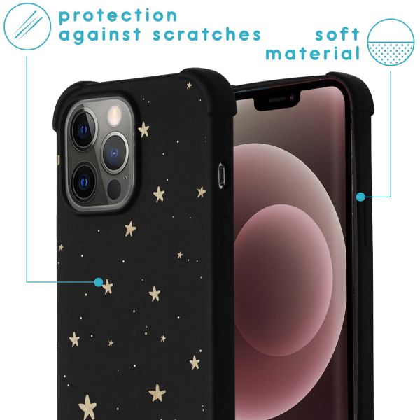 imoshion Design Hülle mit Band für das iPhone 13 Pro Max - Stars Gold