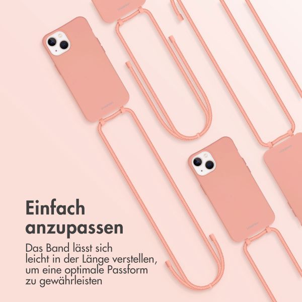 imoshion Color Backcover mit abtrennbarem Band für das iPhone 13 - Peach