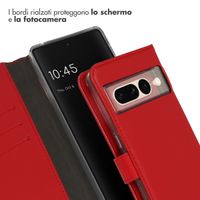 Selencia Echtleder Klapphülle Google Pixel 7 Pro - Rot