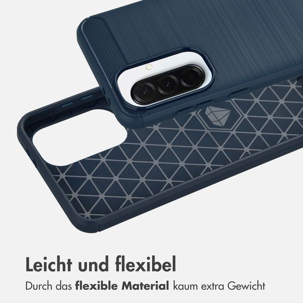 imoshion Brushed Back Cover Samsung Galaxy A37 (5G) - Blau