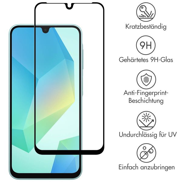 Accezz Full Cover Screen Protector aus gehärtetem Glas für das Samsung Galaxy A26