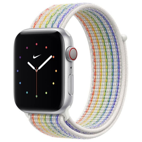 Apple Nike Sport Loop Armband für das Apple Watch Series 1 bis 9 / SE (38/40/41 mm) | Series 10 (42 mm) - Pride