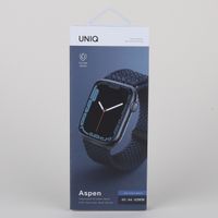 Uniq Aspen Geflochtenes Armband für die Apple Watch Series 1 bis 10 / SE / Ultra (2) (44/45/46/49 mm) - Oxford-Blau