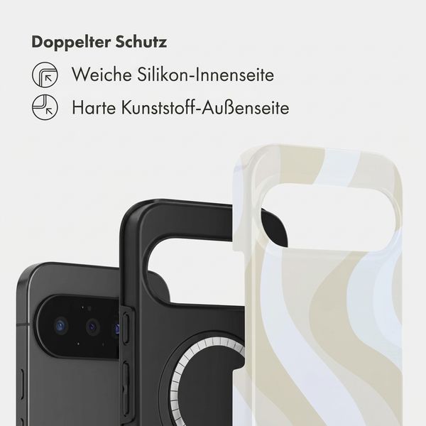 Selencia Vivid Rückabdeckung mit MagSafe Google Pixel 11 Pro - Desert Waves Beige