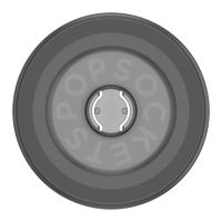 PopSockets Suck-Up Grip & Mount - MagSafe Saugnapf - Translucent Black