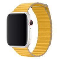 Apple ﻿Lederarmband M für das Apple Watch Series 1-10 / SE / Ultra (2) - 42/44/45/46/49 mm - Gelb