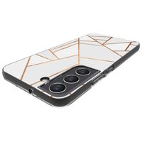 imoshion Design Hülle Samsung Galaxy S22 Plus - White Graphic