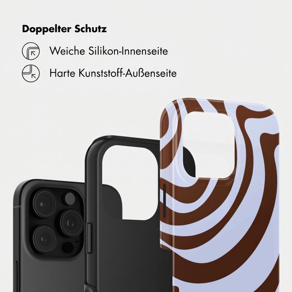 Selencia Vivid Back Cover Apple iPhone 16 Pro Max - Dream Swirl Chocolate