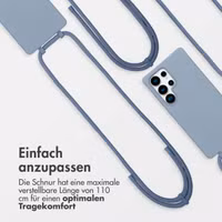 imoshion Color Backcover mit abnehmbarem Handykette und MagSafe Samsung Galaxy S25 Ultra - Ash Blue