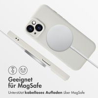 imoshion Color Back Cover mit MagSafe Apple iPhone 15 - Beige