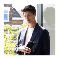 Selencia Echtleder Klapphülle Apple iPhone SE (2016) / 5 / 5s - Schwarz