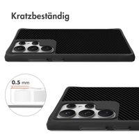 imoshion Rugged Hybrid Carbon Case Samsung Galaxy S24 Ultra - Schwarz