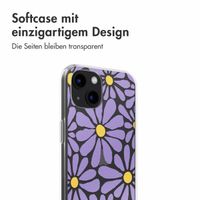 imoshion  Design Hülle für das iPhone 13 - Tropical Violet Flowers Connect