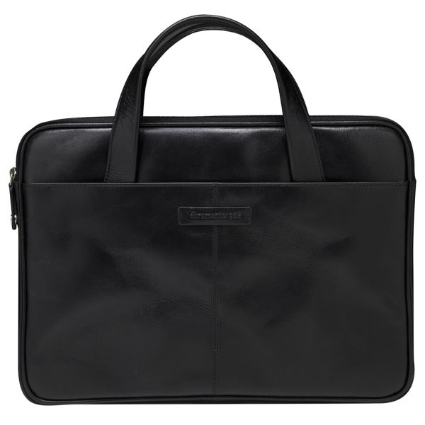 dbramante1928 Silkeborg Laptoptasche 14 Zoll - Echtes Leder - Black